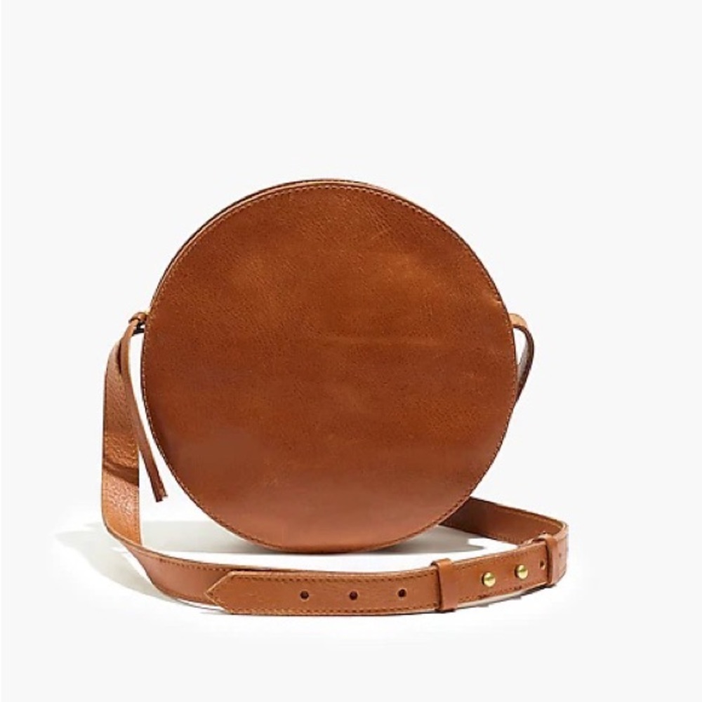 NWT Madewell The Simple Circle Crossbody Bag Real Leather